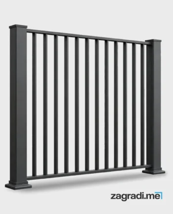 Aluminijska ograda Model N2