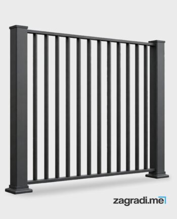 Aluminijska ograda Model N2