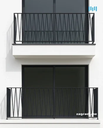 Profilna čelična ograda / Model 1 Zagradi.me