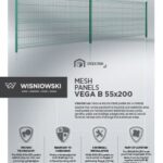 VEGA B 55x200 mesh panels VEGA B mrežaste ploče 55x200