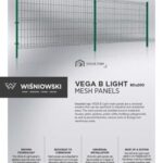 VEGA B Light 80x200 mesh panels